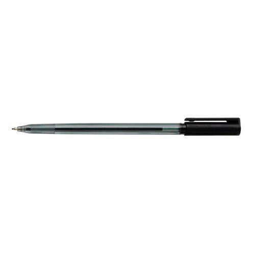 5 Star Elite Ball Pen Medium 1.0mm Tip 0.5mm Line Black (Pack of 20)