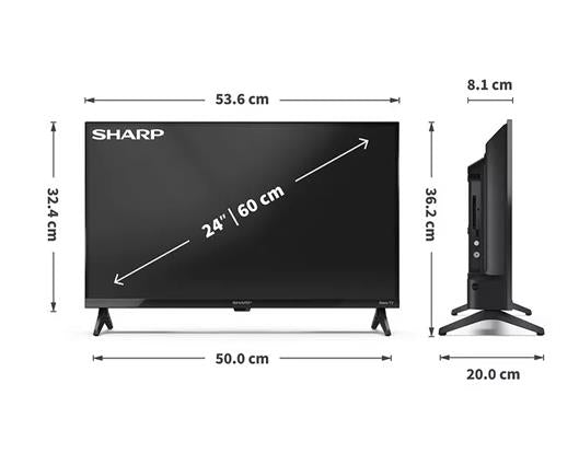 SHARP Roku TV 24" Smart HD Ready HDR LED TV
