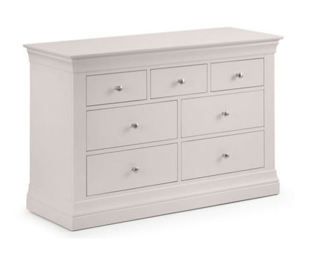 CLERMONT 4+3 DRAWER CHEST - LIGHT GREY