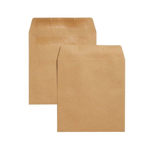 Q-Connect Envelope Wage 108x108mm Plain Self Seal 90gsm Manilla (Pack of 1000) KF3420