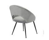 Lulu Dining Chair Grey (Pack of 2)