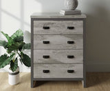 Boston 4 Drawer Chest Grey