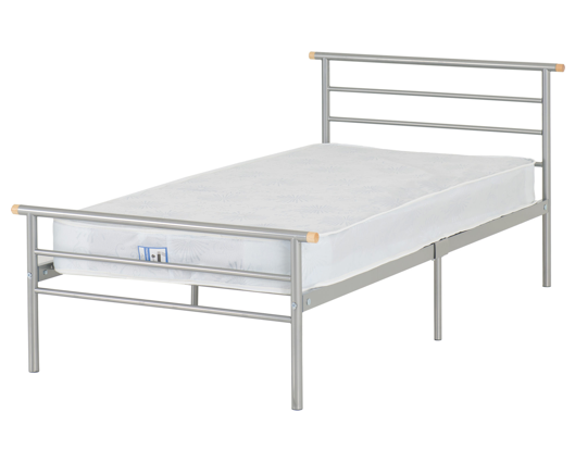 Orion Single Bed - Silver