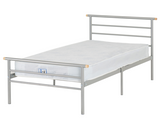 Orion Single Bed - Silver