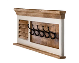 Alfie Wood Shoe Rack & Wall Hook Set