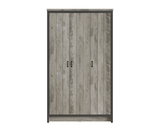 Boston 3 Door Wardrobe Grey