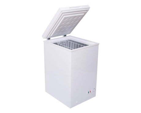 SIA CHF100W 48cm Freestanding Slimline Compact White Chest Freezer
