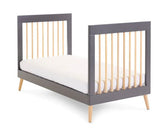 Maya Mini Cot Bed - Slate with Natural