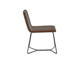 Joren PU Leather Accent Chair - Brown