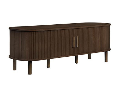 Axel Fluted TV Unit - Walnut