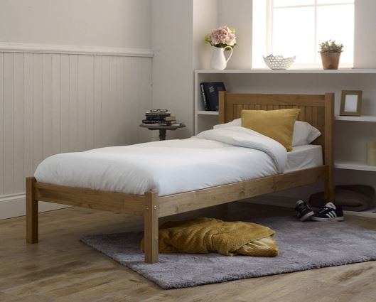 Rio Single Bed - Waxed Pine