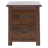 Boston 2 Drawer Bedside