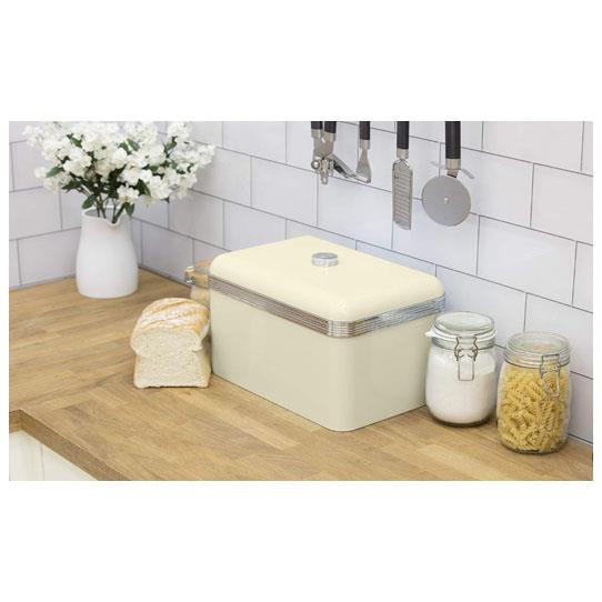 Swan Retro Bread Bin Cream
