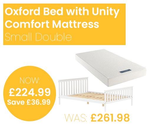 Oxford Bed with Unity Comfort Mattress - Small Double