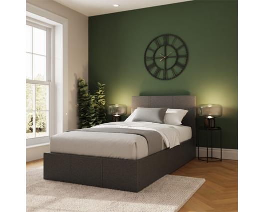 end lift ottoman 90cm grey