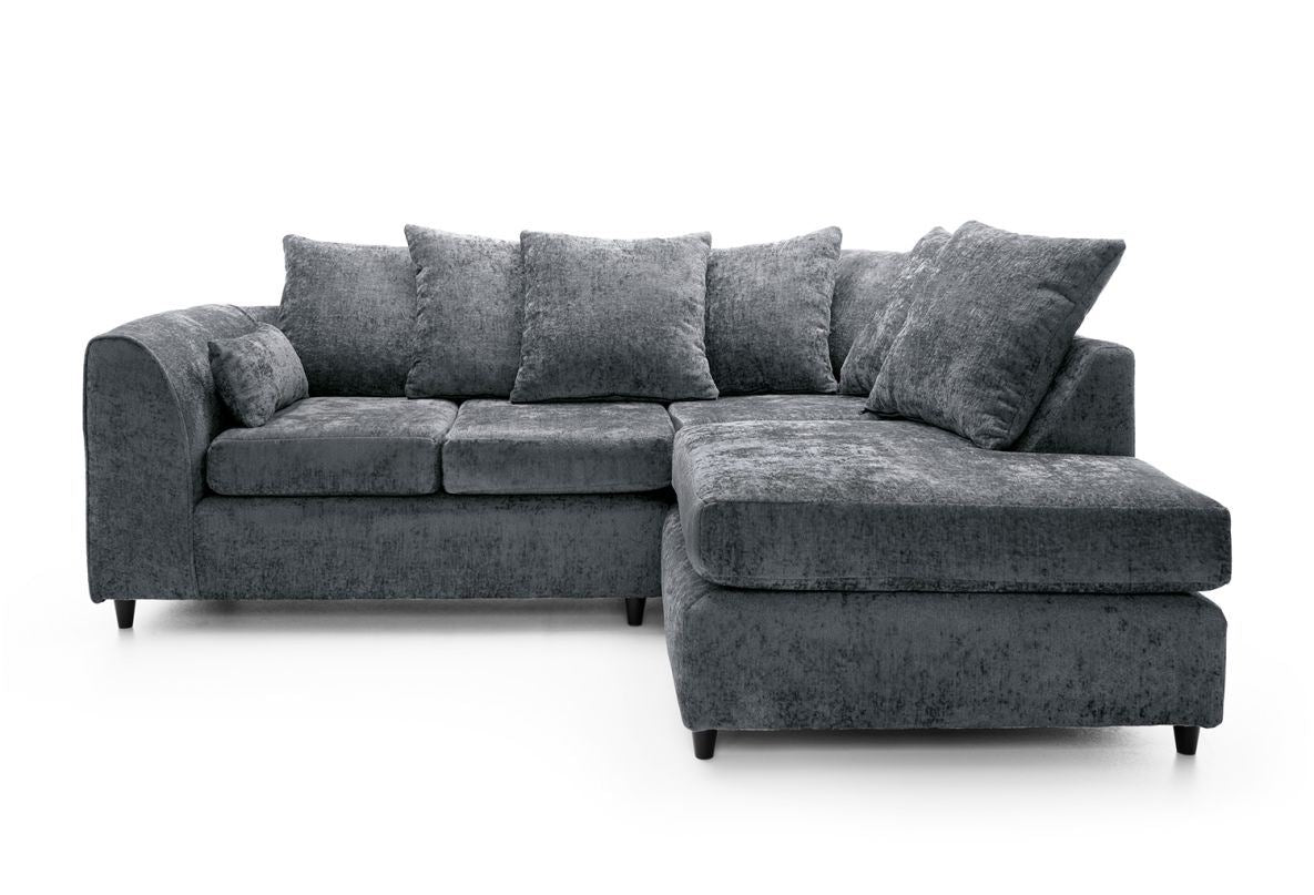 Harriet Right Corner Sofa - Dark Grey