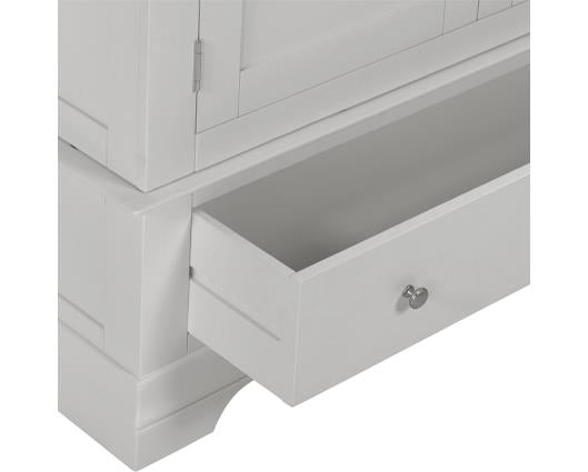 BORDEAUX 3 DOOR WARDROBE - PEBBLE GREY