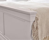 Clermont Bed Light Grey - Double