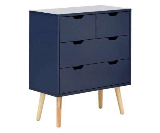 Nyborg 2+2 Drawer Chest Nightshadow Blue