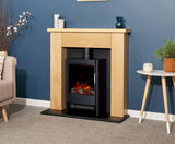 Chester in Oak with Keston Stove
