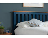 Phoenix King Ottoman Bed - Navy