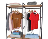 Claire Open Wardrobe- Riveria Oak