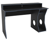 Enzo Gaming Computer Desk Black & Blue