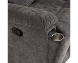 Guildford 3 Seater Recliner Sofa - Grey Fabric