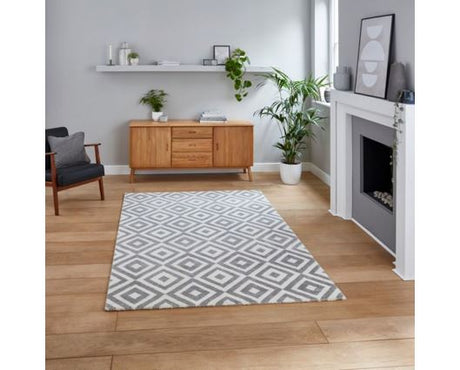 Brooklyn BRK89 Grey/White - 160 x 220