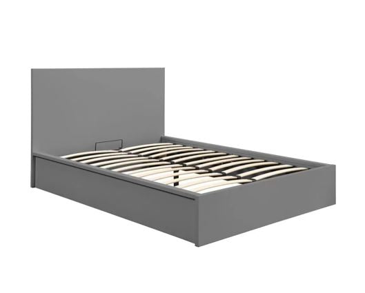 Oslo King Ottoman Bed - Grey