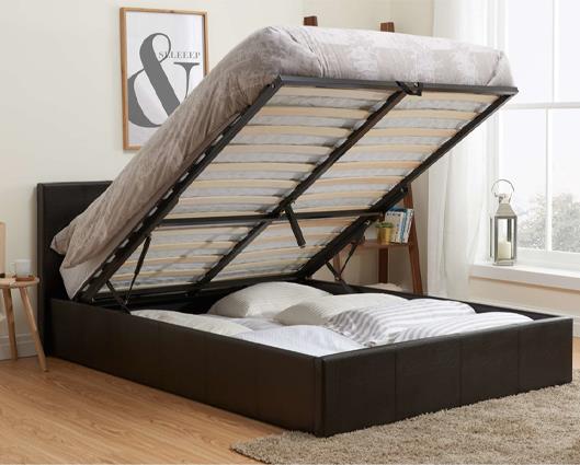 Berlin Small Double Ottoman Bed