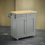 Portland Kitchen Island Grey