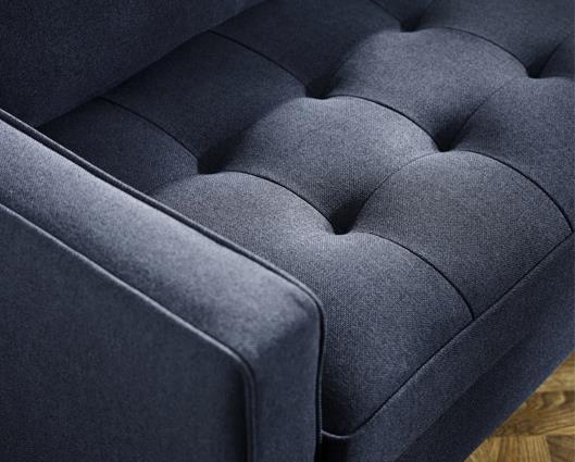 Henrietta 2 Seater Sofa Deep Blue