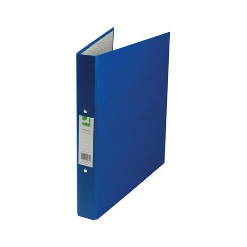 Q-Connect 2 Ring 25mm Paper Over Board Blue A4 Binder (10 Pack) KF20035