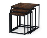 TRIBECA NEST OF 3 TABLES - WALNUT