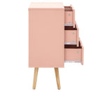 Nyborg 2+2 Drawer Chest Coral Pink