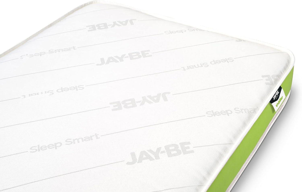 Jay-Be Toddler Anti-Allergy Foam Free Sprung Mattress - Suitable for 2+ years of age