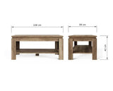 Canyon oak coffee table