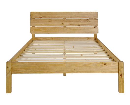 RONAN 4'6" BED - WAXED PINE