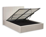 Aylen Ottoman Storage Bed Oatmeal - King
