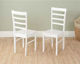Stonesby Dining Set with 2x Upton Chairs White