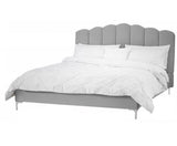 Willow Double Bed - Soft Silver