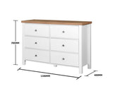 Astbury 6 Drawer Chest