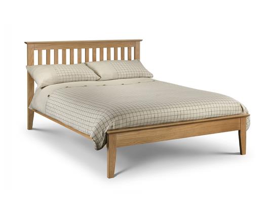 Salerno Shaker King Bed - Oak