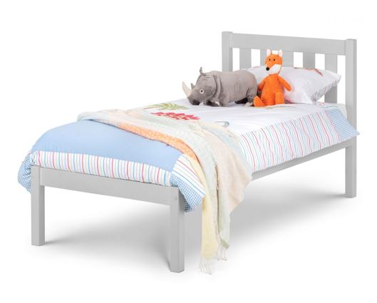 Luna Double Bed - Dove Grey