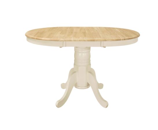 Chatsworth Round Extending Dining Table With 6 Chairs