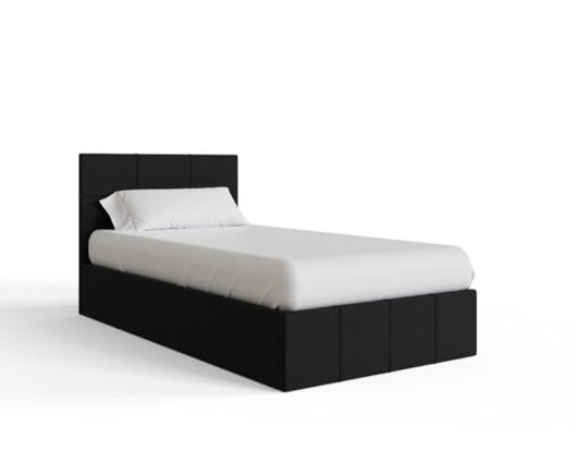 end lift ottoman 90cm black