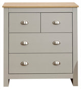 Lancaster 2+2 drawer chest grey