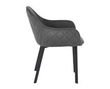 Set of 2 Lima Dining Chairs Grey