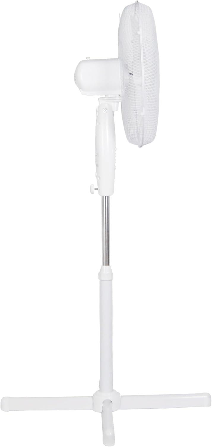 Igenix 16" Pedestal Fan White